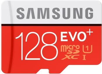 Samsung microSDXC EVO Plus 128GB Class 10 UHS-I U1 + SD-Adapter