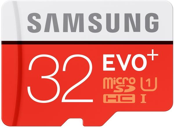 Samsung microSDHC EVO Plus 32GB Class 10 80MB/s UHS-I + SD-Adapter