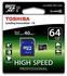 Toshiba High Speed Professional microSDXC 64 GB (SD-C064UHS1-6A)