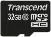 Transcend TS32GUSDC10, 32 GB Transcend Extreme-Speed microSDHC Class 10 Retail,...