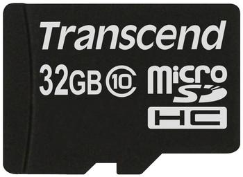 Transcend microSDHC 32GB Class 10 (TS32GUSDC10)