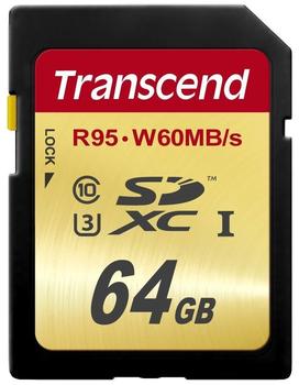 Transcend SDXC 64GB Ultimate Class 3 UHS-I (TS64GSDU3)