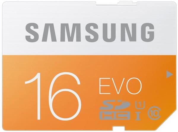 Samsung SDHC EVO 16GB Class 10 UHS-I