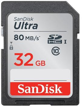 SanDisk SDHC Ultra 32GB Class 10 80MB/s UHS-I U1