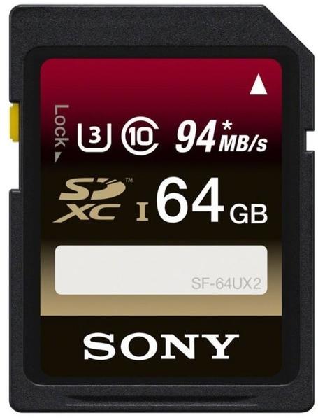 Sony SDXC 64GB Class 10 UHS-I U3 (SF64UX2)