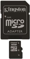 SDC4/16GB KINGSTON MEMORY MICRO SDHC 16GB/CLASS4 SDC4/16GB