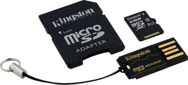 Kingston microSDHC Mobility Kit 64GB Class 10 (MBLY10G2/64GB)