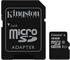 Kingston microSD Class 10 45MB/s UHS-I + SD-Adapter