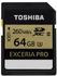 Toshiba SDXC Exceria PRO N101 64GB UHS-II U3