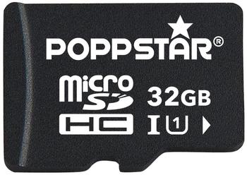 Poppstar microSDHC 32GB Class 10 UHS-I + SD-Adapter