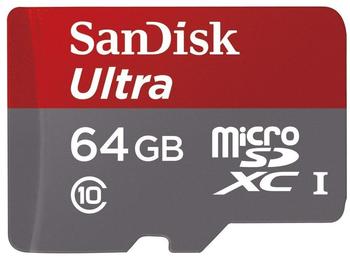 SanDisk Mobile Ultra microSDXC 64GB Class 10 UHS-I (SDSDQUIN-064G-G4)