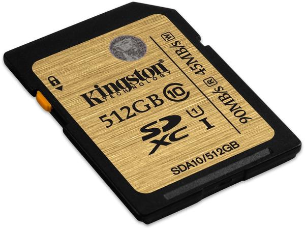 Kingston SDXC 512GB Class 10 UHS-1 (SDA10/512GB)