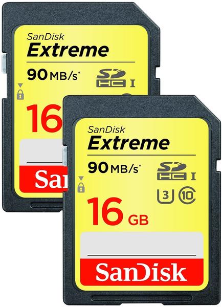 SanDisk Extreme SDHC 16GB 10 class UHS-I (SDSDXNE-016G-GNCIN)