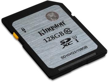 Kingston 128GB SDXC UHS-I Class 10 (SD10VG2/128GB)