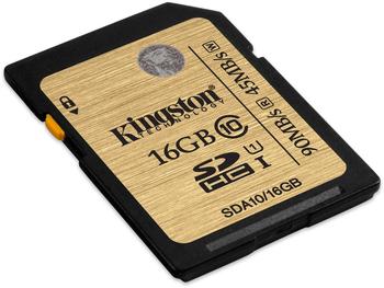 Kingston SDHC 16GB Class 10 UHS-I (SDA10/16GB)