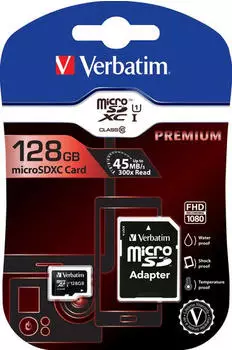 Verbatim Premium U1 microSDXC 128GB (44085)