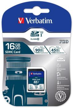 Verbatim Pro SDHC 16GB UHS-I U3 (47020)