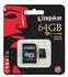 Kingston microSDXC 64GB Class 10 UHS-I + SD-Adapter (SDCA10/64GB)