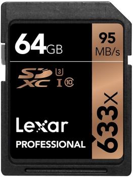 Lexar Professional 633x SDXC 64GB U3 (LSD64GCBEU633)