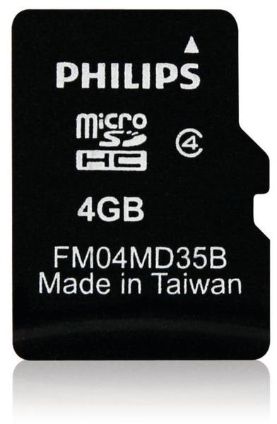 Philips microSDHC 4GB Class 4