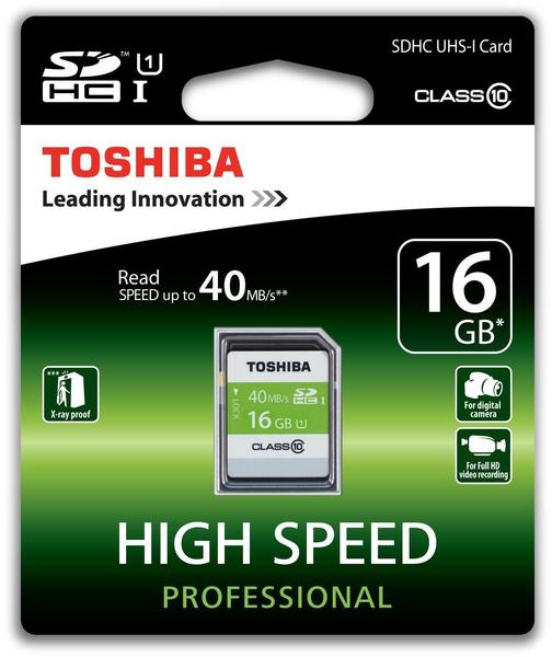 Toshiba HS Professional SD 16GB Class 10 UHS I (SD-T016UHS1(6)