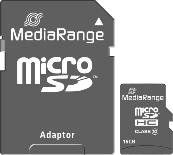 MediaRange microSDHC Class 10 16GB (MR958)