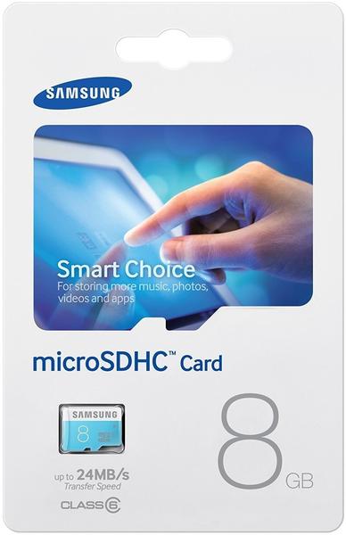 Samsung microSDHC Standard 8GB Class 6