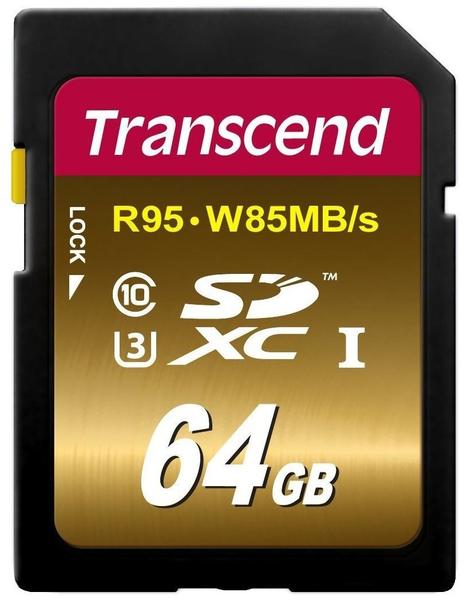 Transcend SDXC 64GB UHS-I U3 (TS64GSDU3X)