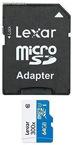 Lexar High-Performance 300x microSDXC 64GB UHS-I (LSDMI64GBBEU300A)