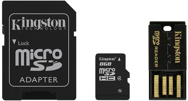 Kingston microSDHC Mobility Kit 8GB Class 4 (MBLY4G2/8GB)