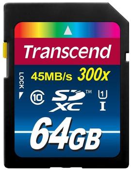 Transcend Premium SDXC 64GB Class 10 UHS-I (TS64GSDU1)