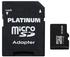 Platinum microSDHC 32GB Class 10 + SD-Adapter