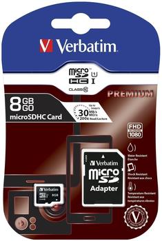 Verbatim Premium U1 microSDHC 8GB (44081)