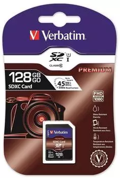 Verbatim SDXC 128GB Class 10 UHS-I (44025)