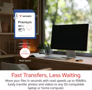 Verbatim SDXC 128GB Class 10 UHS-I (44025) – Hervorragende Geschwindigkeit und Leistung