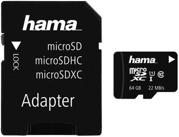 Hama microSDXC 64GB Class 10 UHS-I (108075)