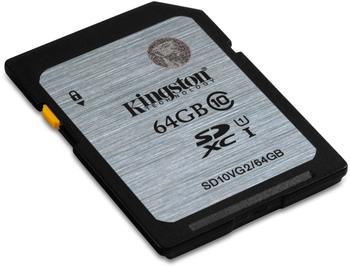 Kingston 64GB SDXC UHS-I Class 10 (SD10VG2/64GB)