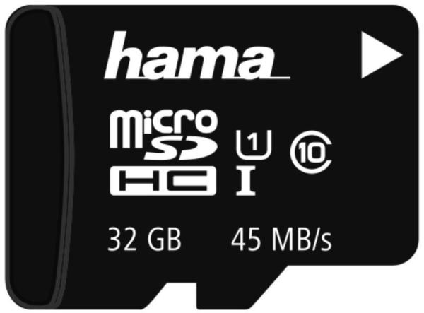 Hama microSDHC 32GB Class 10 UHS-I (114997)