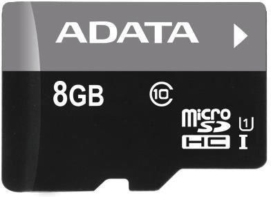 A-Data microSDHC Premier 8GB Class 10 UHS-I + SD-Adapter