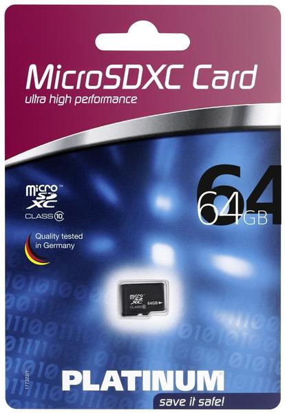 Bestmedia microSDXC Platinum 64GB Class 10 (177322)