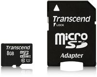 Transcend microSDHC Kit 8GB, UHS-I