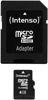 Intenso microSDHC 4GB Class 10 (3413450)