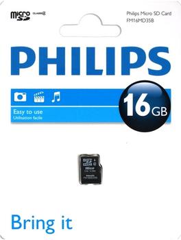 Philips microSDHC 16GB Class 4 (FM16MD35B/10)
