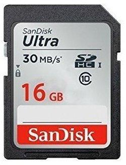 SanDisk Ultra SDHC 16GB Class 10 UHS-I (SDSDU-016G)