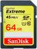 SanDisk SDXC Extreme HD Video 64GB Class 10 UHS-I