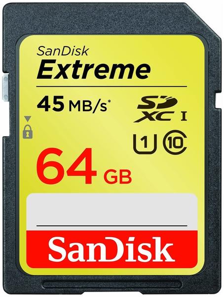 SanDisk SDXC Extreme HD Video 64GB Class 10 UHS-I