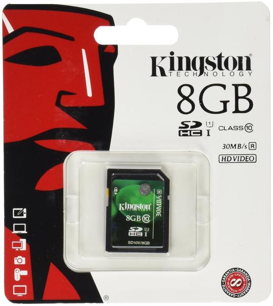 Kingston SDHC Video 8GB Class 10 (SD10V/8GB)