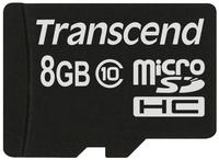 TRANSCNED microSDHC 8GB Kit, Class 10