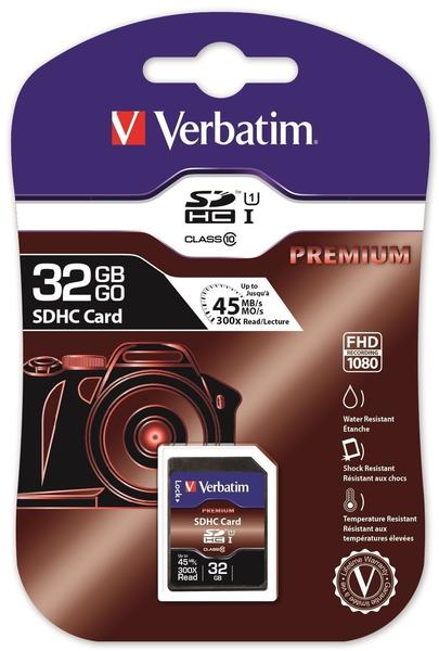 Verbatim SDHC Premium UHS-I U1 32GB (43963)