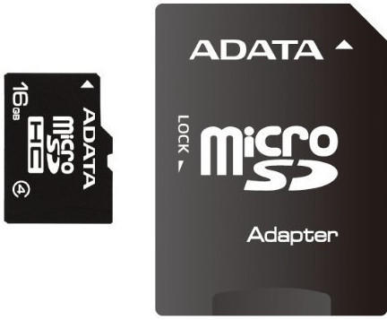 Adata microSDHC Card 16 GB Class 4